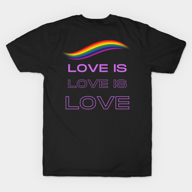 Rainbow pride love winds LGBTQ ally by CameltStudio